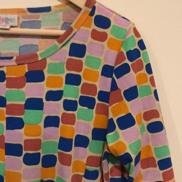 LuLaRoe Geometric Print Midi Dress - Size Medium - Picture 5 of 8